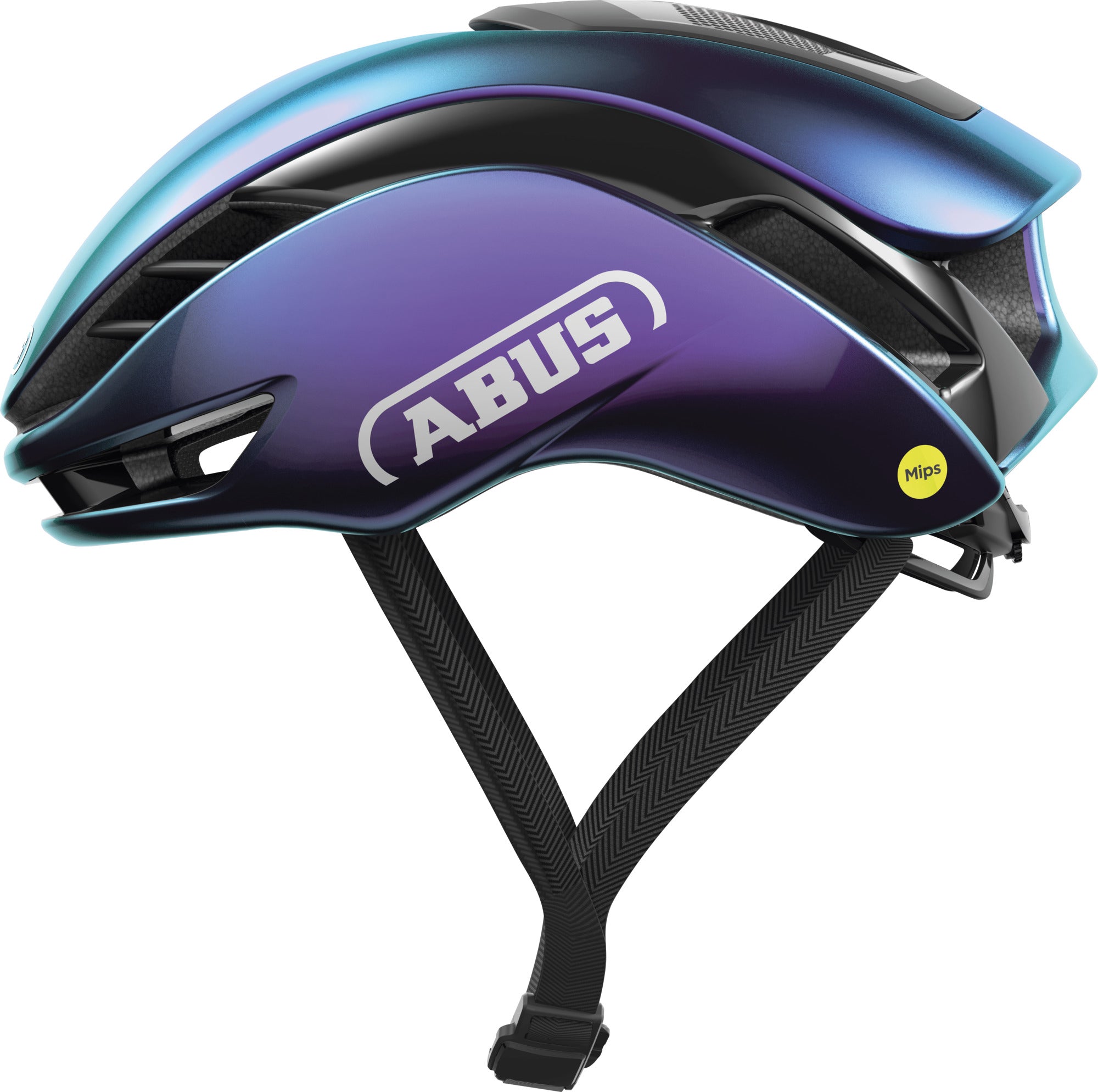 ABUS GameChanger 2.0 MIPS Road Aero Elite Helmet in Flip Flop Purple