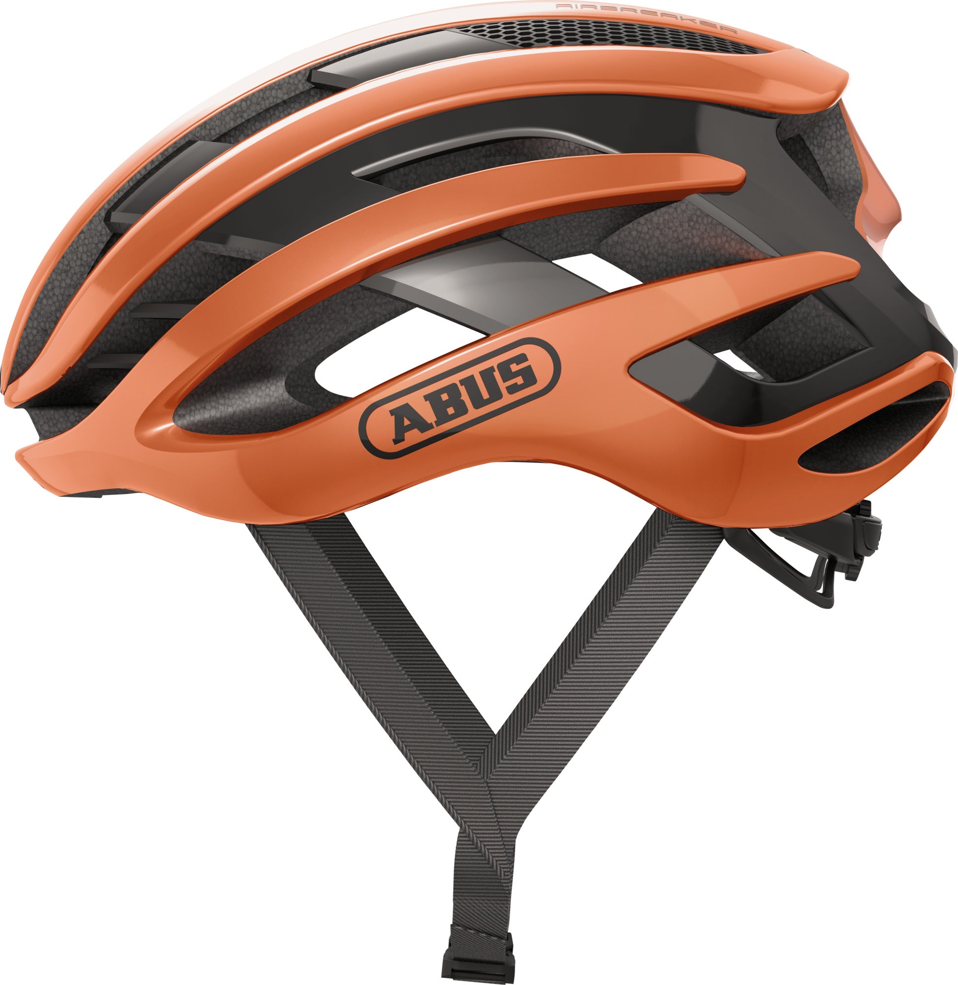 ABUS AirBreaker Road Elite Helmet in Goldfish Orange