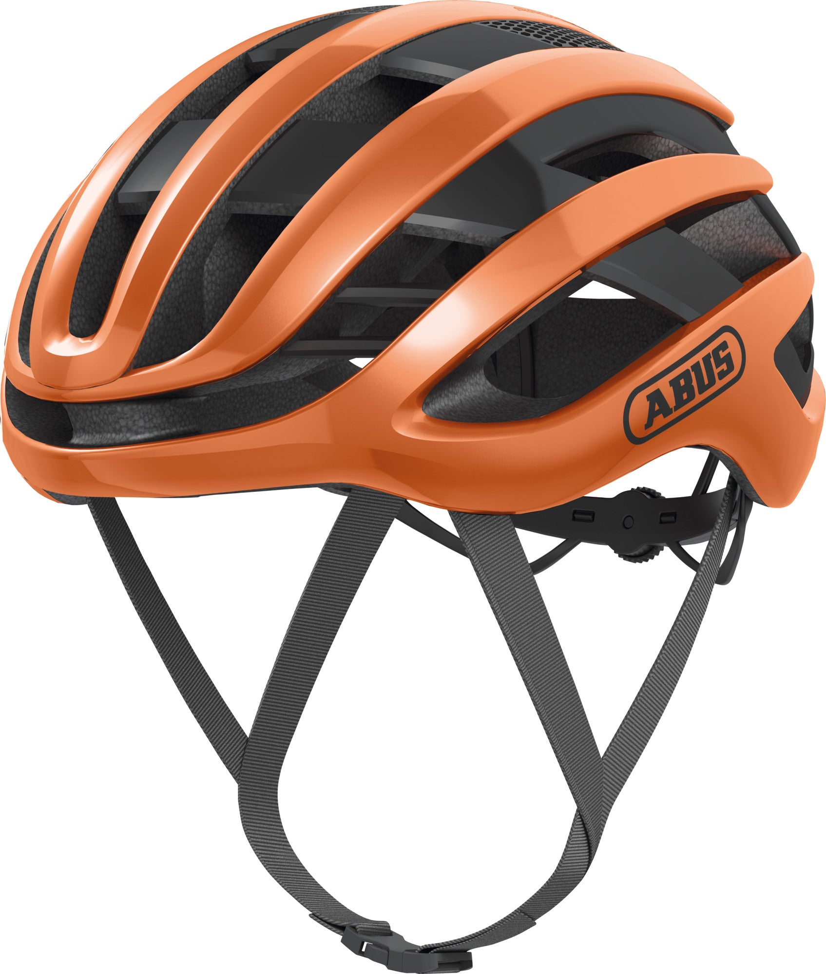 ABUS AirBreaker Road Elite Helmet in Goldfish Orange