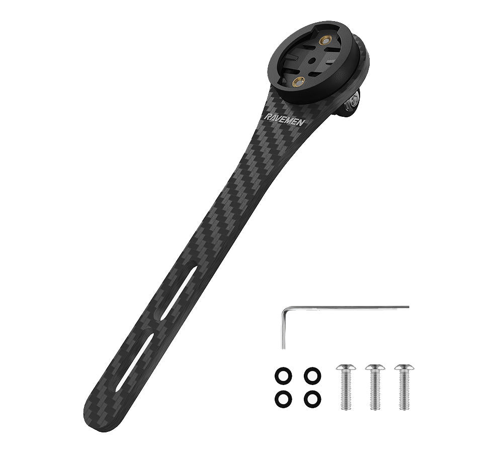 Ravemen AOM03 Out-Front Carbon Mount Compatible with Garmin