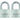 ABUS Keyed Alike Padlock 64TI/40 Twin Pack