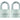 ABUS Keyed Alike Padlock 64TI/40 Twin Pack
