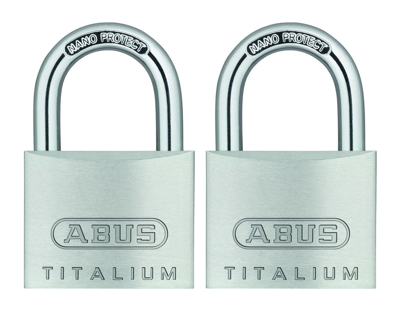 ABUS Keyed Alike Padlock 64TI/40 Twin Pack