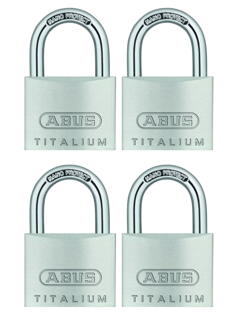 ABUS Keyed Alike Padlock 64TI/40 Quad Pack