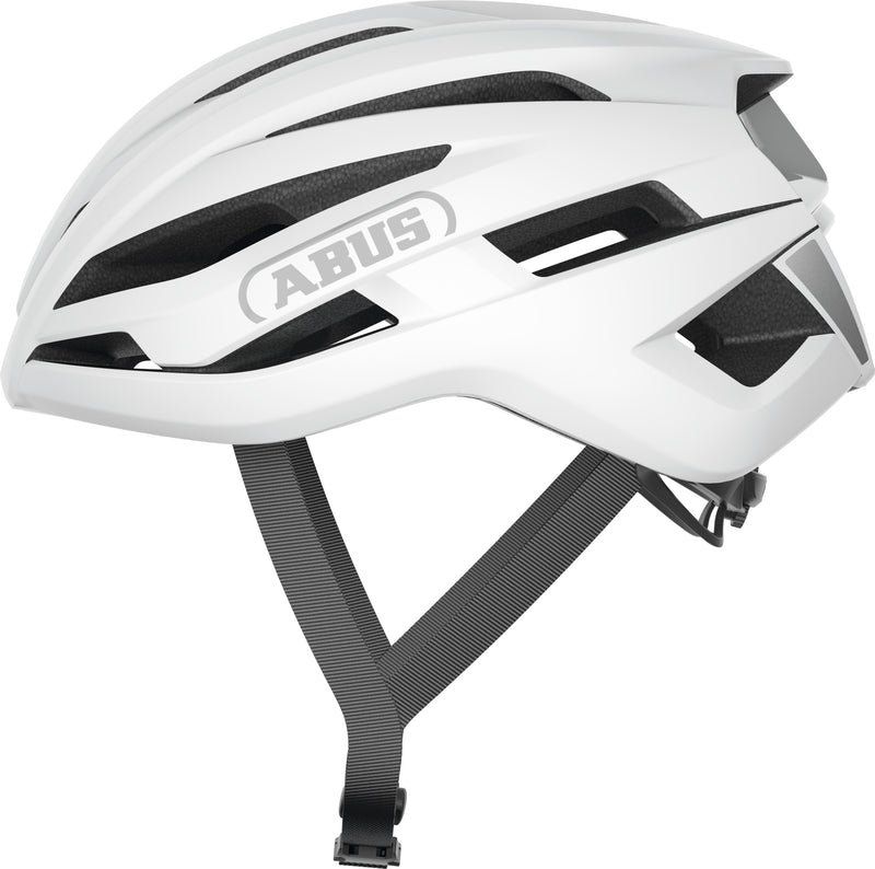 ABUS Stormchaser ACE Road Helmet in Polar White