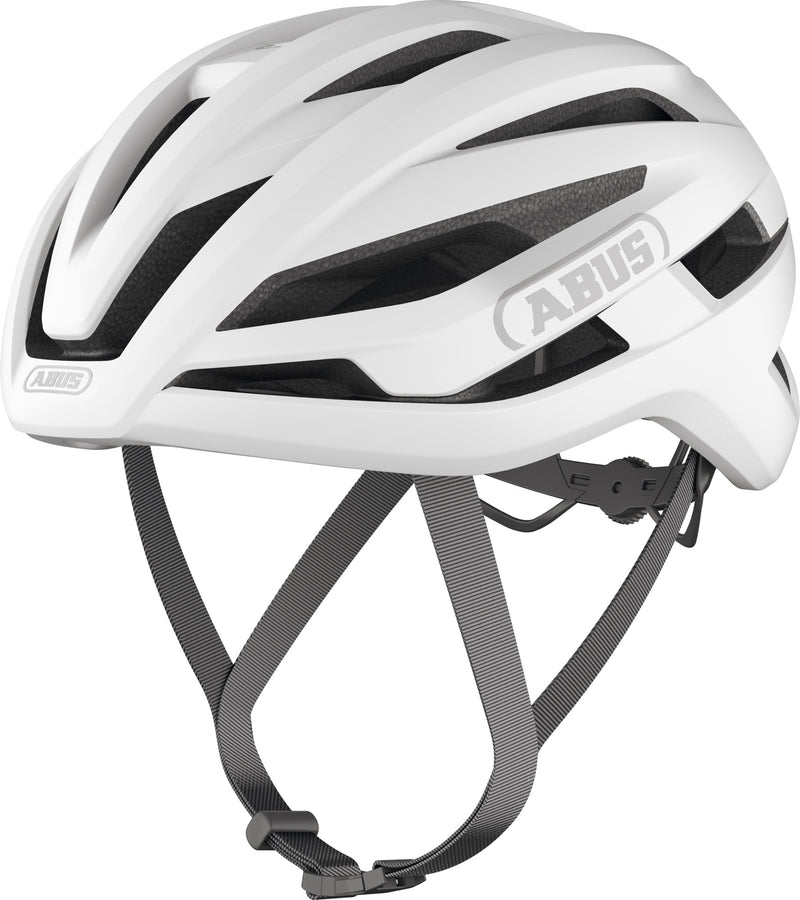 ABUS Stormchaser ACE Road Helmet in Polar White