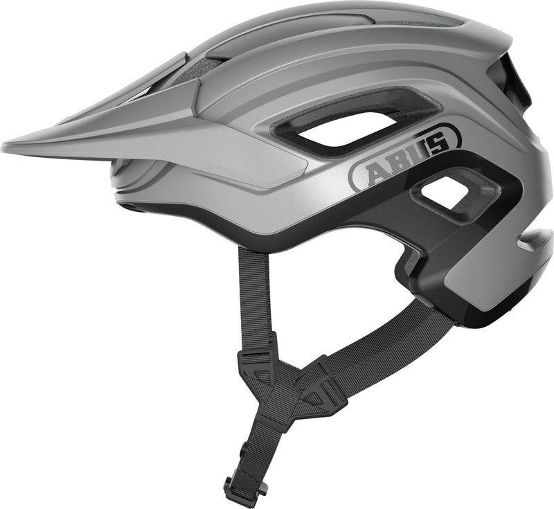 ABUS Cliffhanger MTB Helmet in Ti Silver