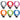 ABUS 3506K Key Coil Cable Lock 6mm/120cm in Assorted Colours (Bulk Pack 12 locks)