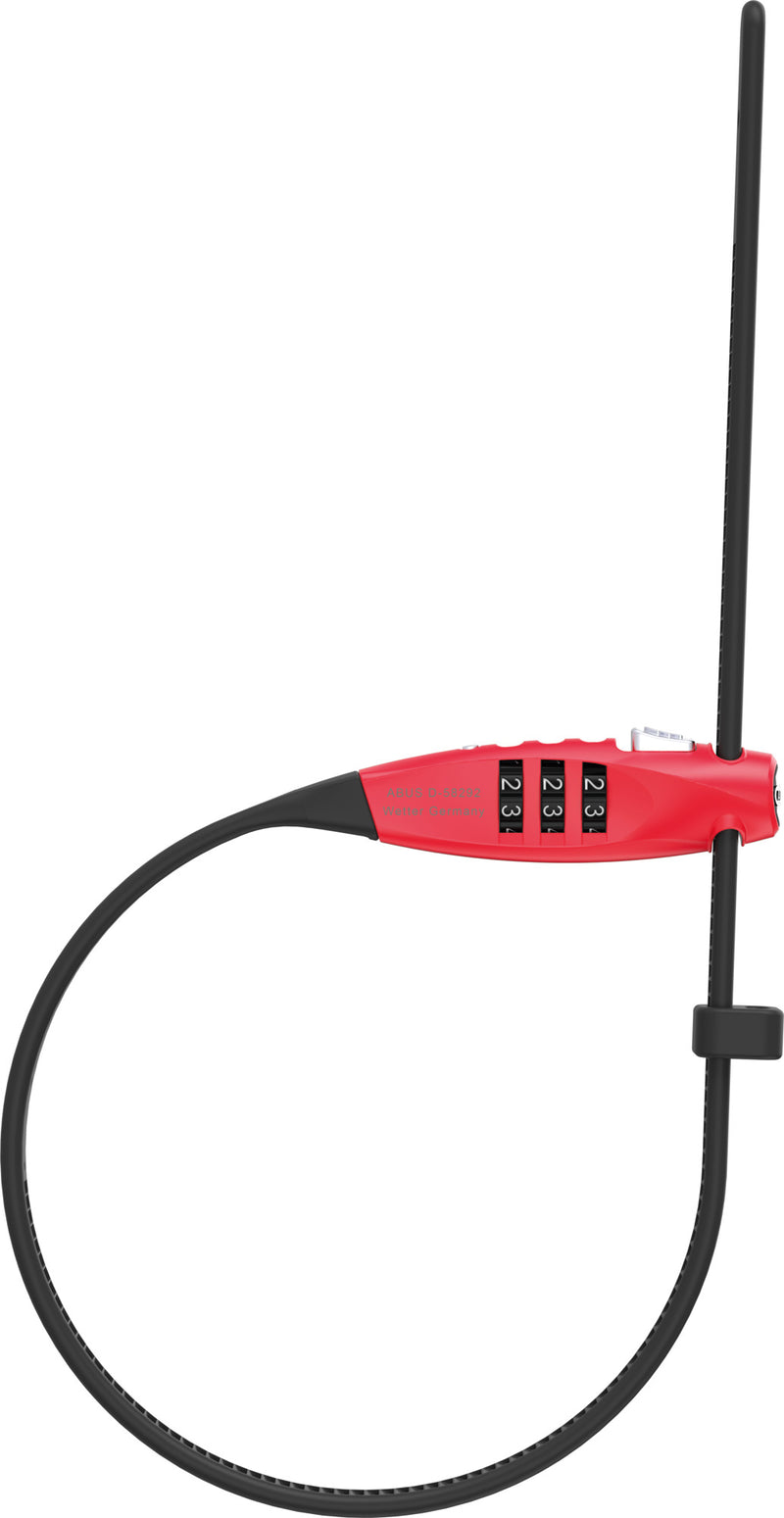 ABUS Combiflex TravelGuard in Red