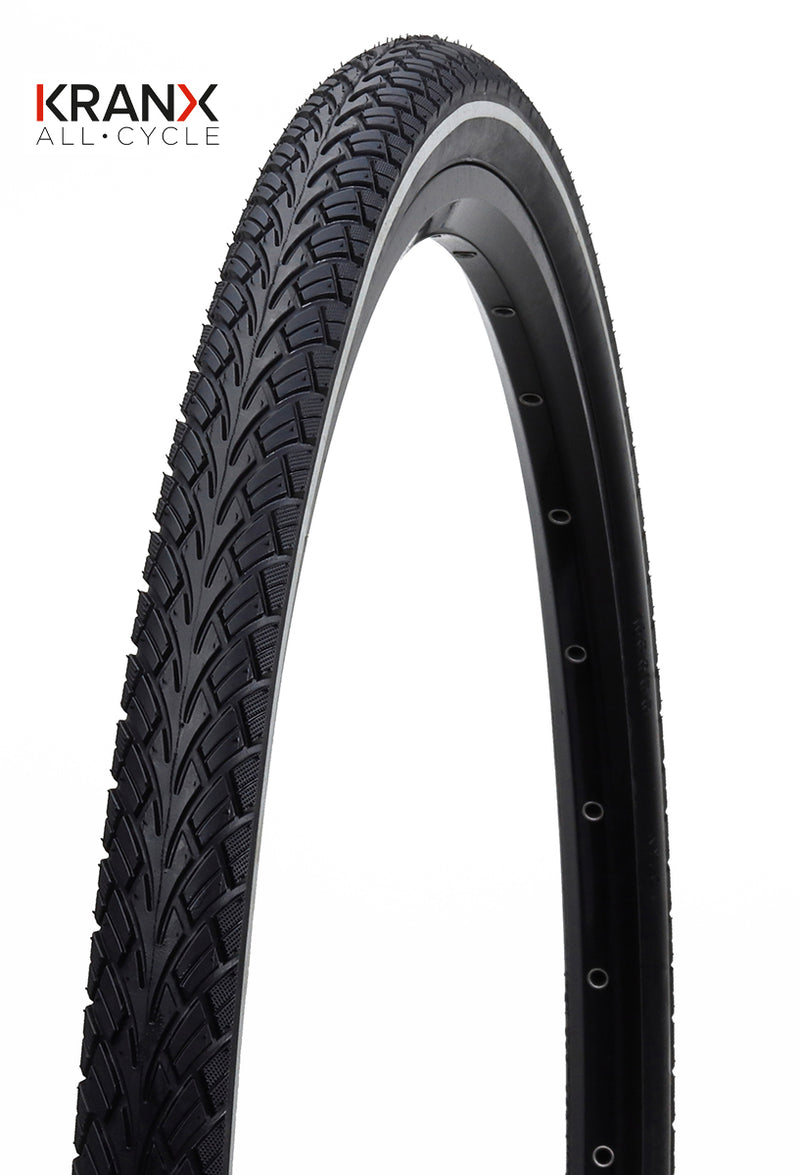 KranX Glide II Hybrid Tyre in Black 700 x 38mm (40-622) (Wired)