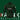 KranX Branded Ladies Hoodie in Forest Green