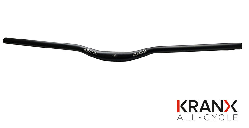 KranX 31.8mm Riser Alloy Handlebars in Black. Size: 800mm