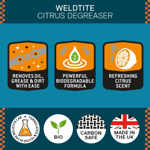 Weldtite Dirtwash Citrus Degreaser - 1 Litre Tub