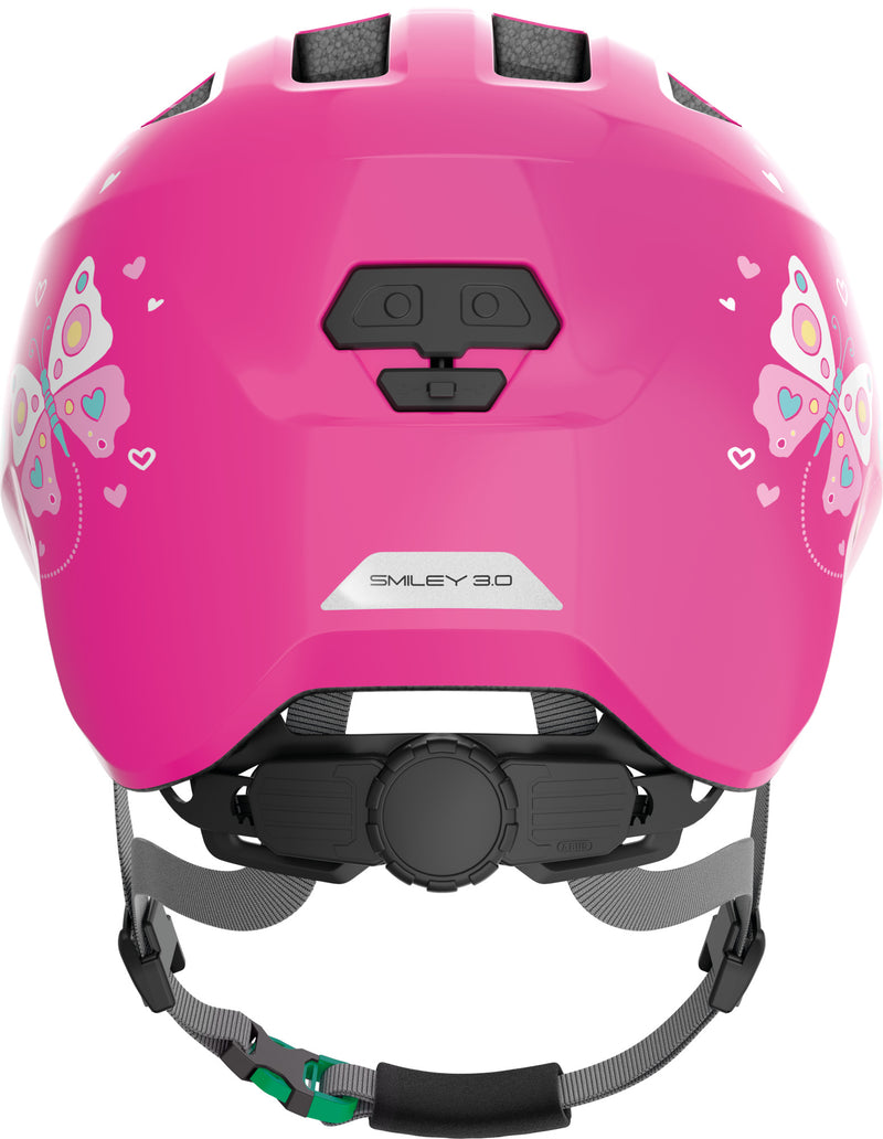 ABUS Smiley 3.0 Kids Leisure Helmet in Pink Butterfly