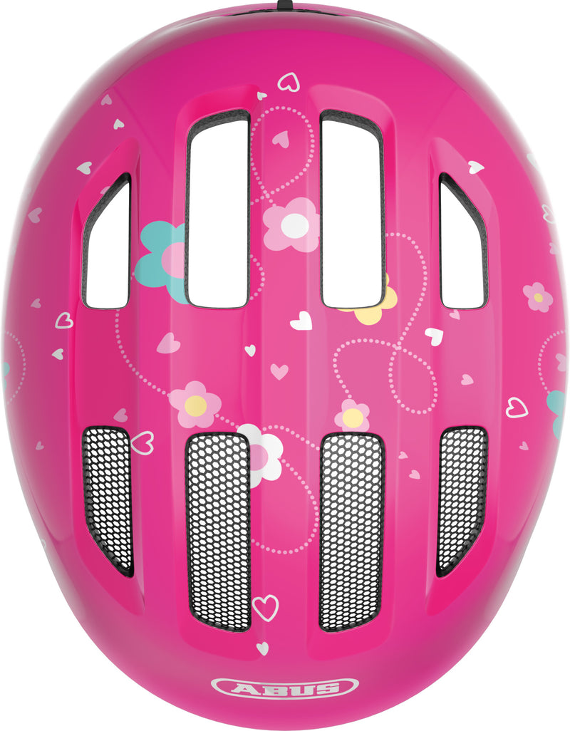 ABUS Smiley 3.0 Kids Leisure Helmet in Pink Butterfly