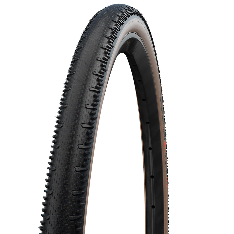 Schwalbe G-One RS Pro Super Race Evo V-Guard TLR Gravel Tyre in Black/Trans (Folding)