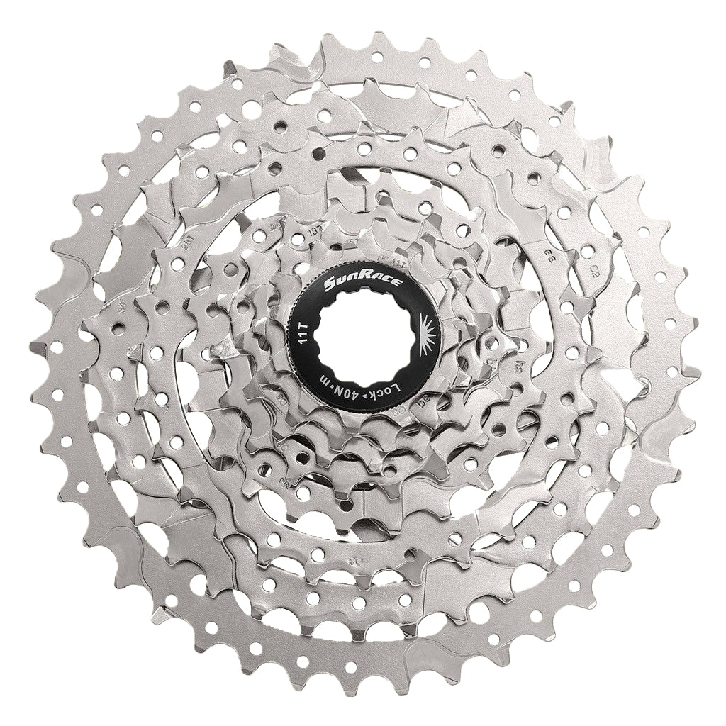 8 Speed Rd SunRace CSM680 - 8-Speed Road Cassette 11-42T in Nickel – RUK-BIKES