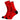 Sox Footwear Solid Red Premium Crew Socks - Large (UK 8-12)