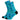 Sox Footwear Marble Blue Colours Premium Crew Socks - Large (UK 8-12)
