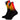 Sox Footwear Pride Flag Black Premium Crew Socks - Large (UK 8-12)