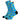 Sox Footwear Blue Leopard Bright & Fun Premium Crew Socks