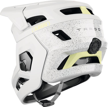 ABUS Targon Full-Face MTB Helmet Removable Chin Guard in Lemon White
