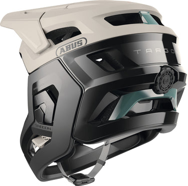 ABUS Targon Full-Face MTB Helmet Removable Chin Guard in Sand Beige