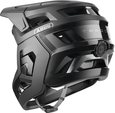 ABUS Targon Full-Face MTB Helmet Removable Chin Guard in Velvet Black