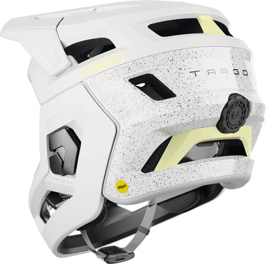 ABUS Targon MIPS Full-Face MTB Helmet Removable Chin Guard in Lemon White