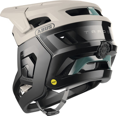 ABUS Targon MIPS Full-Face MTB Helmet Removable Chin Guard in Sand Beige