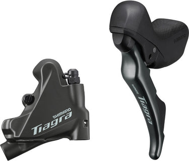 ST-4720 Tiagra STI bled with BR-4770 flat mount calliper