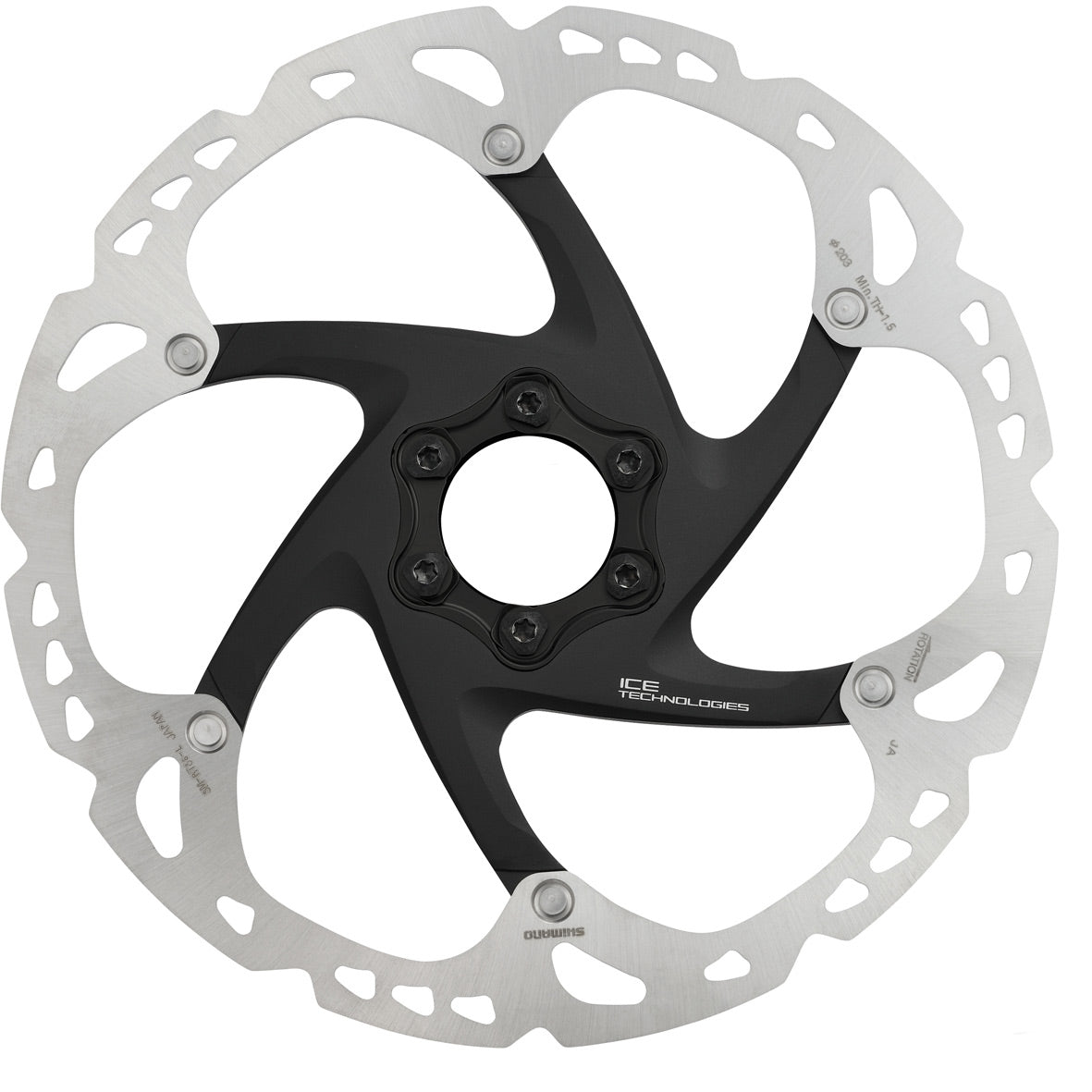 Shimano XT RT86 Ice Tec 6-bolt disc rotor