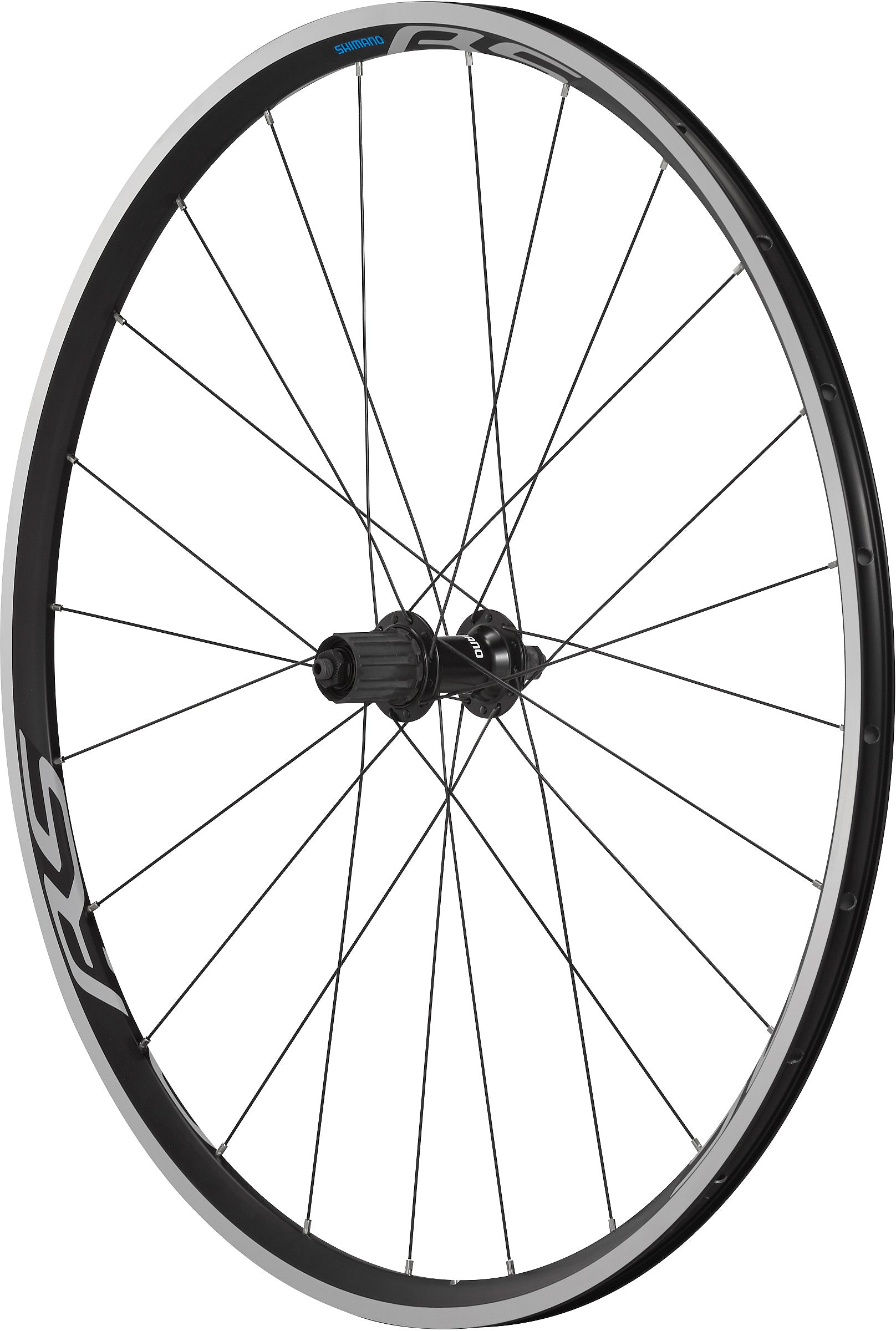 Shimano WH-RS100 clincher wheel, 9/10/11-speed, 130 mm Q/R axle, rear, black