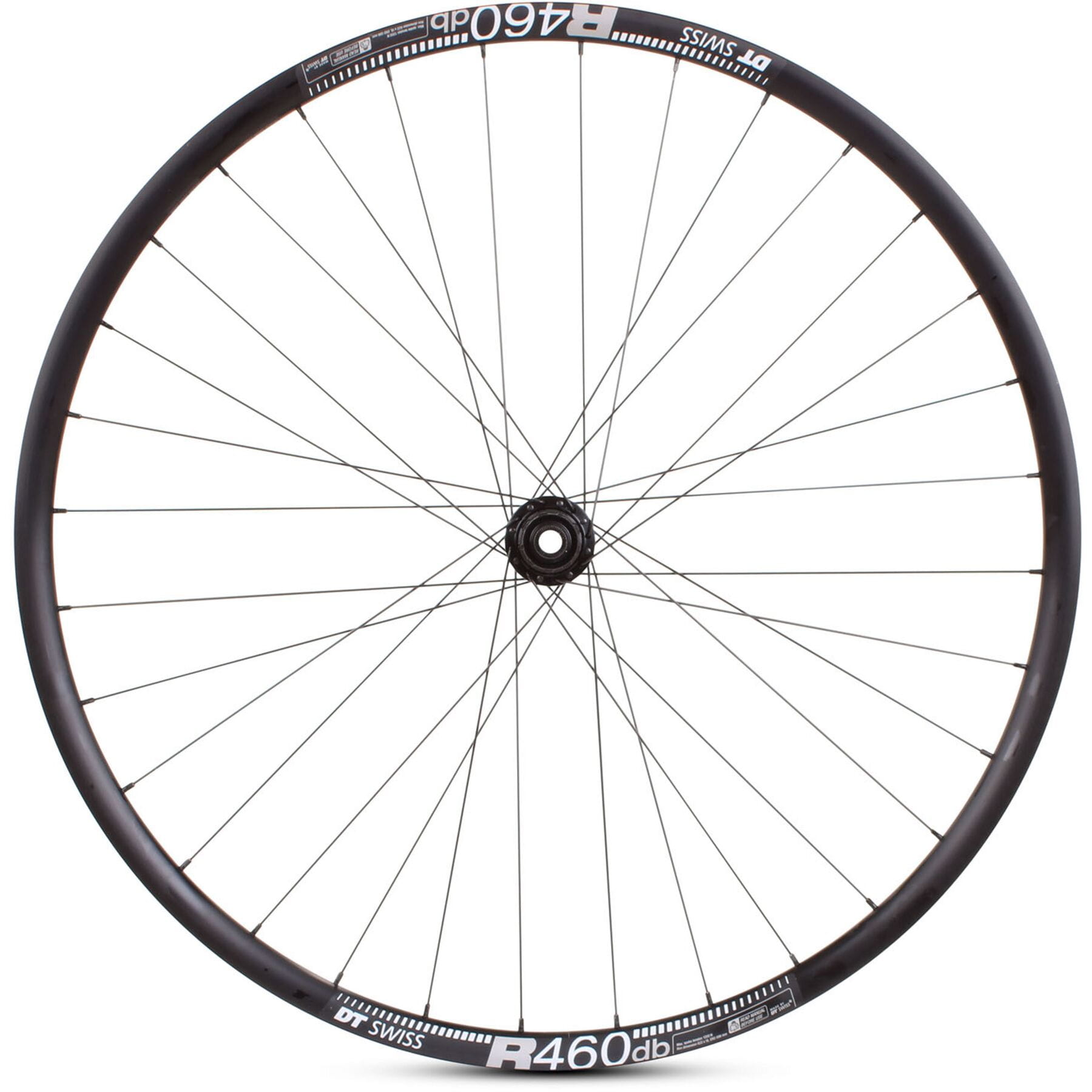 Shimano Rear Rim Road Rear Disc Wheel Shimano 105 CL Hub TA 142x12mm DT R 460 Rim black ...