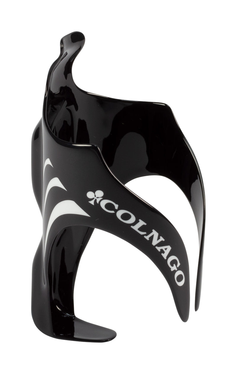 COLNAGO BC01 CARBON BOTTLE CAGE (GLOSS BLACK, WHITE LOGO)