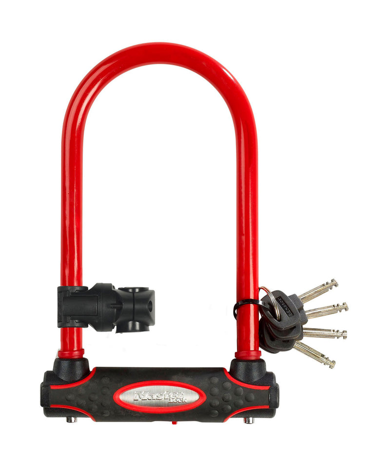 Master Lock U-Lock 11 x 21cm [8195] Red