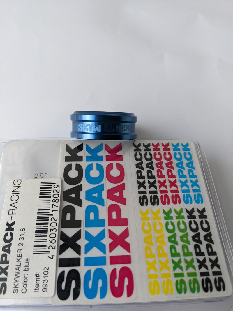 Sixpack Racing Skywalker 2 CNC Seatclamp - 31.8mm - Blue