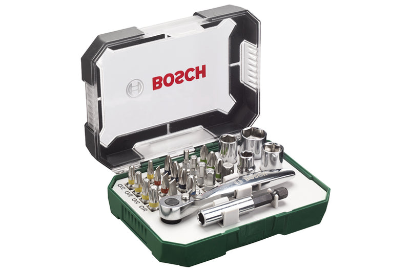 BOSCH 26 Piece Screw And Ratchet Set