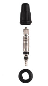 Weldtite Presta Valve Core & Caps Kit (pack of 2)