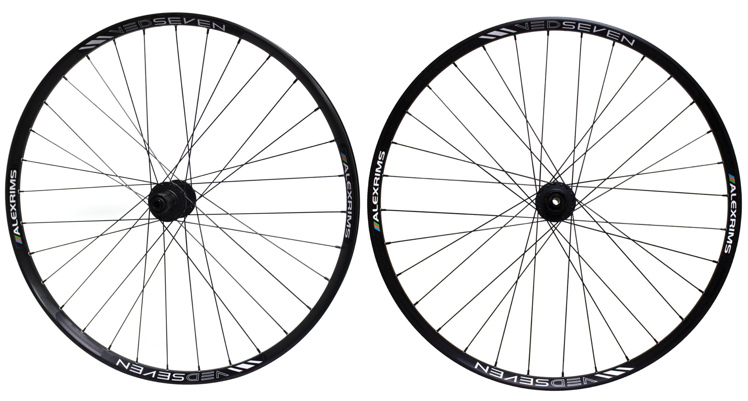 Alex VED7 - 29" 29er Disc Wheelset (TL-Ready) in Black